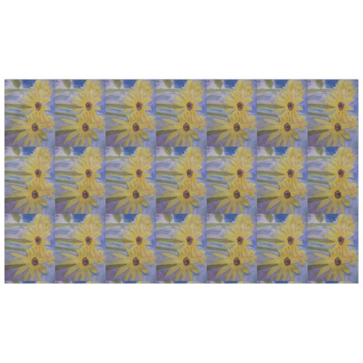 Zomerzonnebloemen Tafelkleed (Voorkant (Horizontaal))