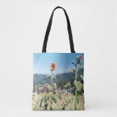 Zomerzonnebloemen.... Tote Bag (Voorkant)