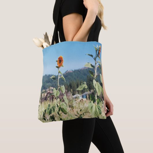 Zomerzonnebloemen.... Tote Bag (Dichtbij)