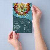 Zomerzonnewende Mandala Flyer (Hand)