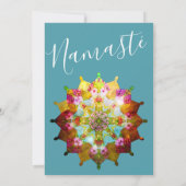 Zomerzonnewende Mandala Kaart (Achterkant)