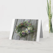 Zomerzonnewende wenskaart kaart (Achterkant)