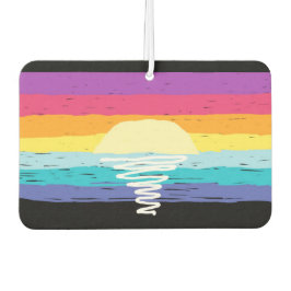 Zomerzonsondergang Auto Luchtverfrisser (Black Mul