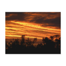 zomerzonsondergang in Canberra