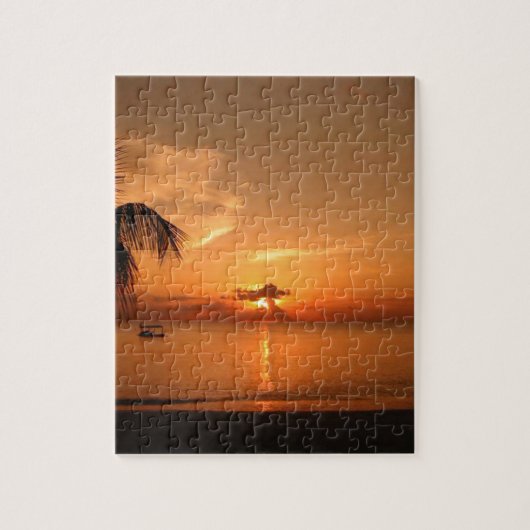 Zomerzonsondergang Legpuzzel (Verticaal)