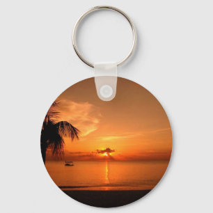 Zomerzonsondergang Sleutelhanger