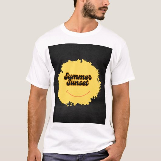 zomerzonsondergang t-shirt (Voorkant)