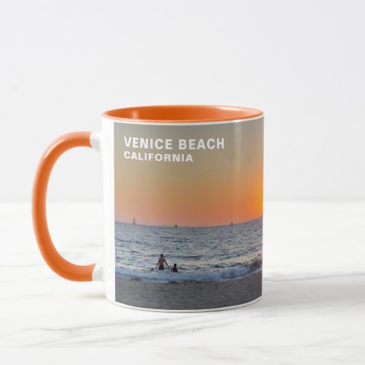 Zomerzonsondergang - Venice Beach, CA Mok (Links)