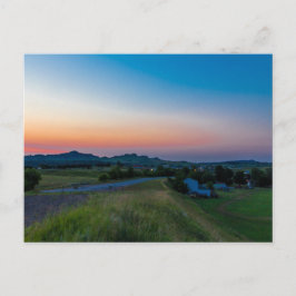 Zomerzonsopgang bij Whitewood, South Dakota Briefkaart