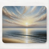 Zomerzonsopgang in de oceaan muismat (Voorkant)