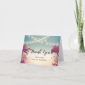 Zomerzonsrijlichten Dank u Kaart (Voorkant)