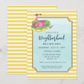 Zomerzwembad en Blockfeest Kaart (Voorkant / Achterkant)