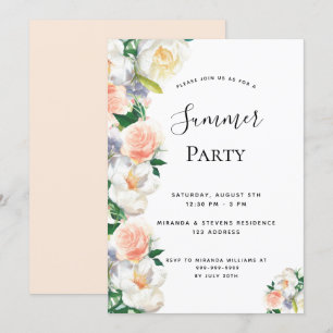 Zomfbloemigen wit kaart