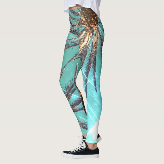 Zomfbomen — Bleek groen Leggings (Links)