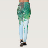 Zomfbomen — Bleek groen Leggings (Achterkant)