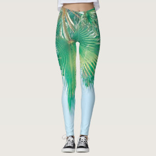 Zomfbomen — Bleek groen Leggings