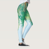 Zomfbomen — Bleek groen Leggings (Rechts)