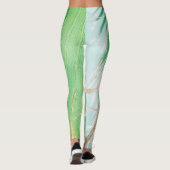 Zomfbomen — Bleek groen Leggings (Achterkant)
