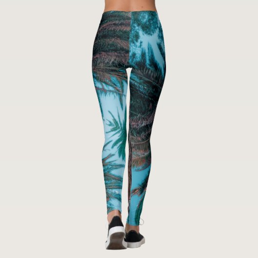 Zomfbomen — Bleek groen Leggings (Achterkant)