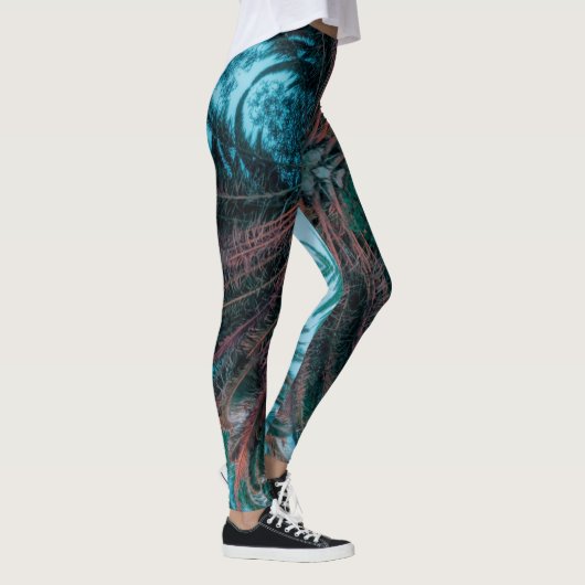 Zomfbomen — Bleek groen Leggings (Rechts)
