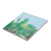 Zomfbomen — Bleek groen Tegeltje (Zijkant)