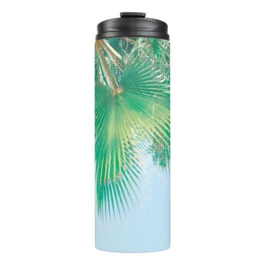 Zomfbomen — Bleek groen Thermosbeker (Voorkant)