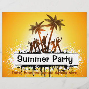 Zomfeesten Flyer