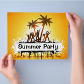 Zomfeesten Flyer (Hand)