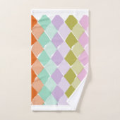 Zomfkleurpatroon diamant bad handdoek (Handdoek)