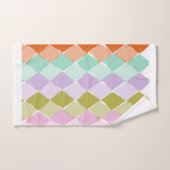 Zomfkleurpatroon diamant bad handdoek (Handdoek)