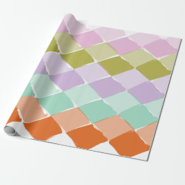 Zomfkleurpatroon diamant cadeaupapier