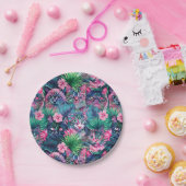 Zomflorkatten Papieren Bordje (Feest)