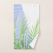 Zomfpalmboom laat Bleek groen deegsel over Bad Handdoek (Handdoek)