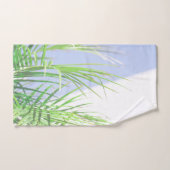 Zomfpalmboom laat Bleek groen deegsel over Bad Handdoek (Handdoek)
