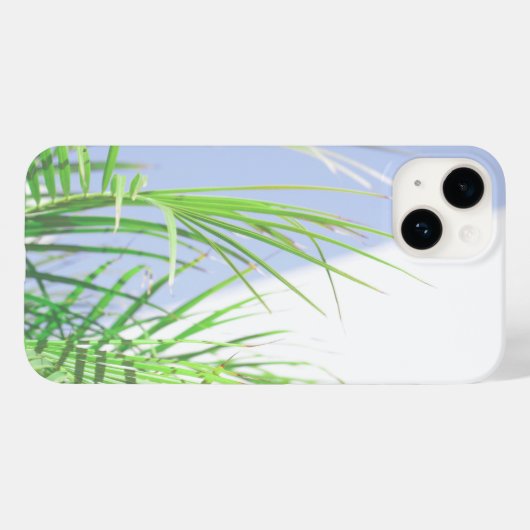 Zomfpalmboom laat Bleek groen deegsel over Case-Mate iPhone Case (Achterkant (horizontaal))