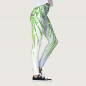 Zomfpalmboom laat Bleek groen deegsel over Leggings (Rechts)