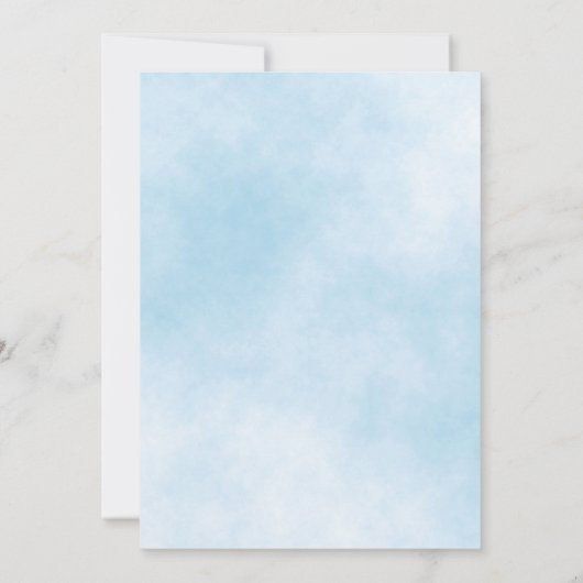 Zomfvuurtoren kuststrand blauw kaart (Achterkant)