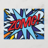 ZOMG Fun Retro Comic Book Pop Art