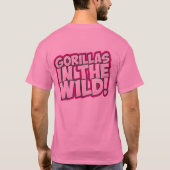 ZOMG, Gorillas in het wild T-shirt (Achterkant)