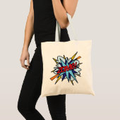 ZOMG Leuke Retro Stripboek Pop Art Tote Bag (Voorkant (product))