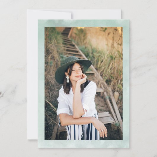 Zomherfst-futtuinfeest Sweet 16 Kaart (Achterkant)