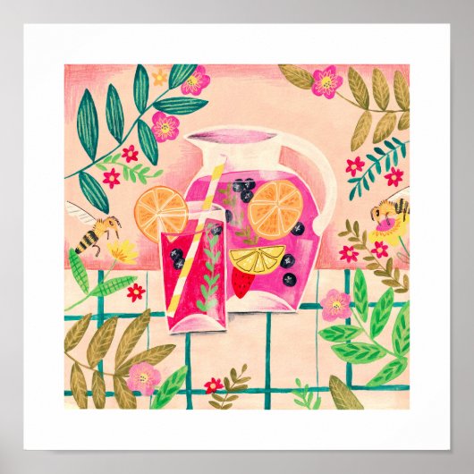 Zomhersenscocktails Poster (Voorkant)