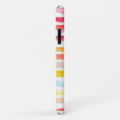 Zomkleurige gestreepte pastelmoderne Case-Mate iPhone case (Achterkant/rechts)