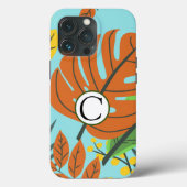 Zomkleurige tropische blauwe hemel en groene tuin Case-Mate iPhone case (Achterkant)