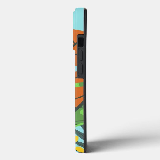 Zomkleurige tropische blauwe hemel en groene tuin Case-Mate iPhone case (Achterkant / Links)