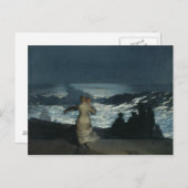 Zomnacht 1890 briefkaart (Voorkant / Achterkant)