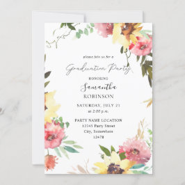 Zomnebloem Floral Gradual Party Kaart