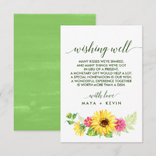 Zomnebloem Wishwell Informatiekaartje