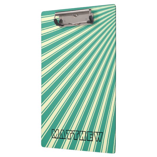 Zomp Colour Stripe Funky Patroon Klembord (Links)