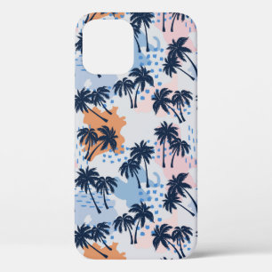 Zompalmen naadloos patroon, kokospalm tr Case-Mate iPhone case